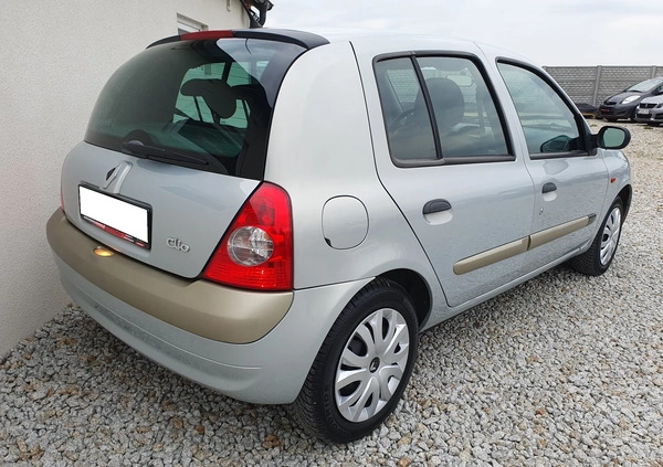 Renault Clio cena 8900 przebieg: 111000, rok produkcji 2002 z Sianów małe 352